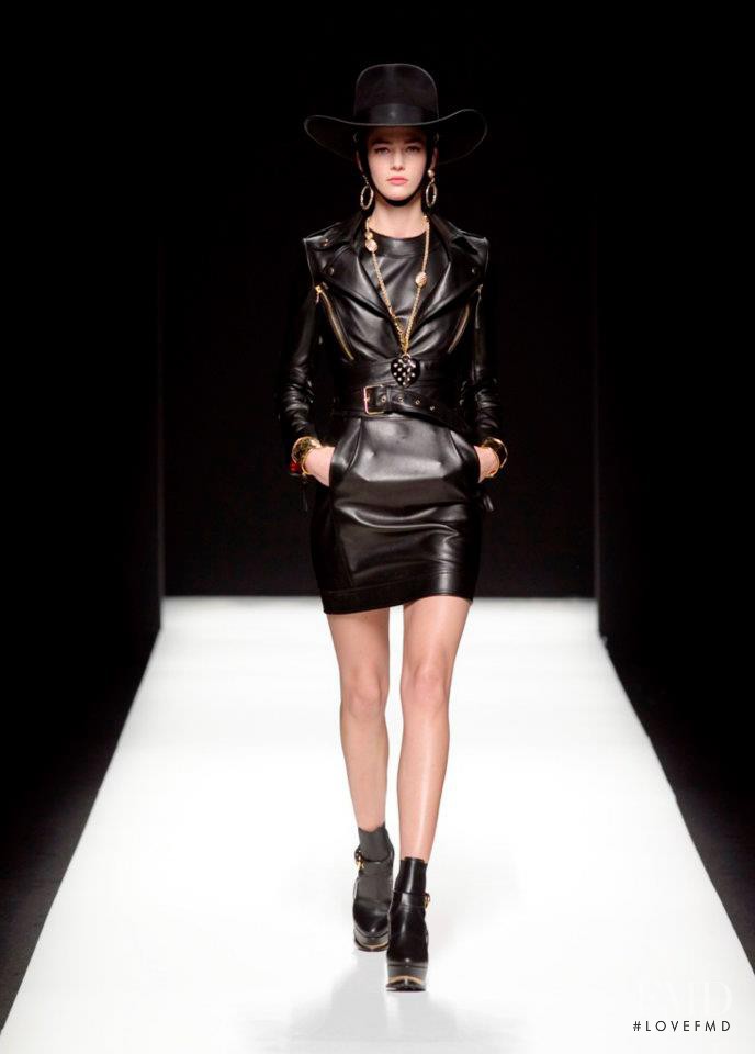 Kendra Spears featured in  the Moschino fashion show for Autumn/Winter 2012