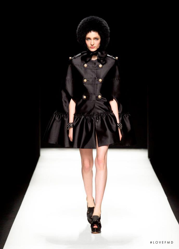 Zuzanna Bijoch featured in  the Moschino fashion show for Autumn/Winter 2012