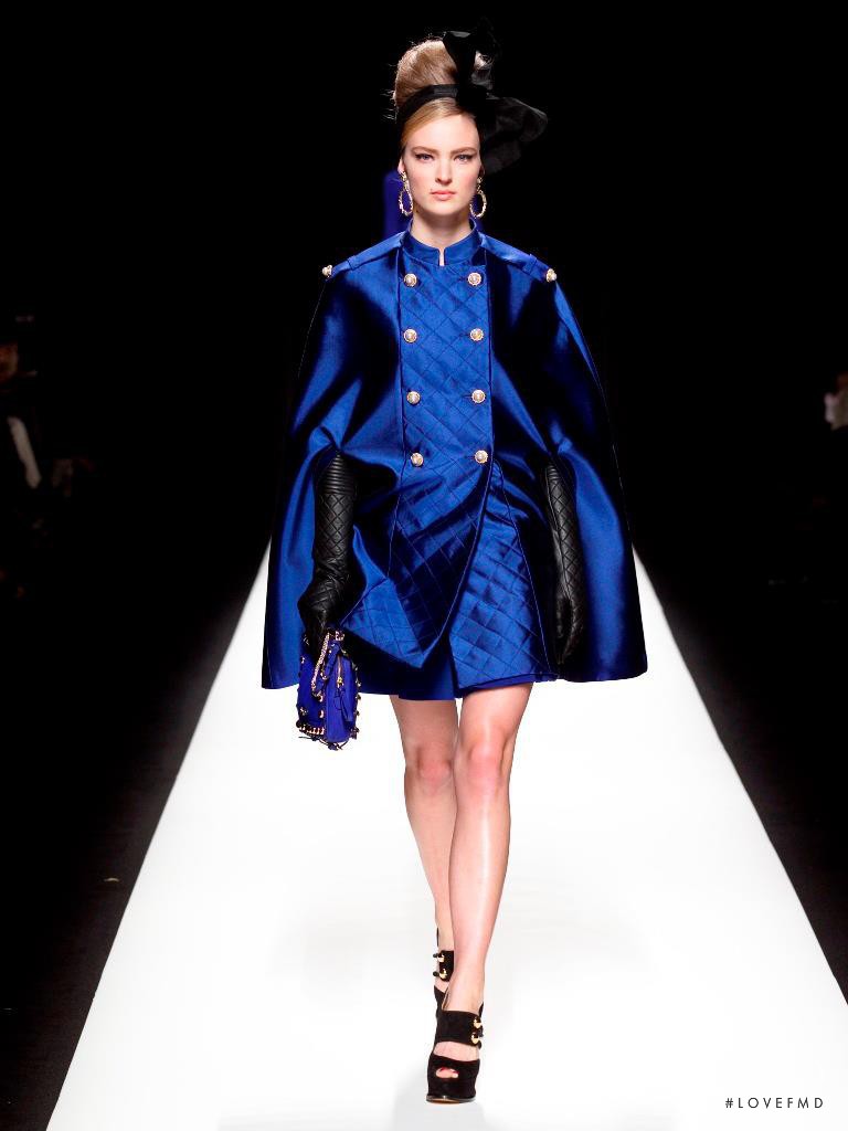 Ymre Stiekema featured in  the Moschino fashion show for Autumn/Winter 2012