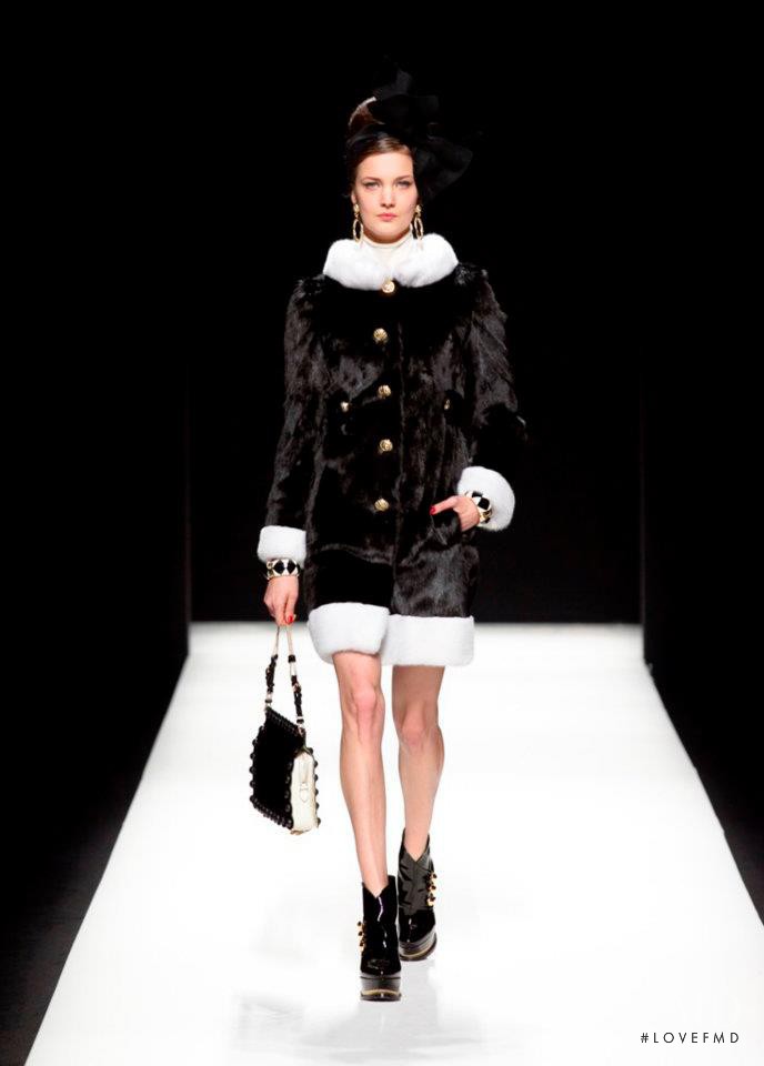 Nadine Ponce featured in  the Moschino fashion show for Autumn/Winter 2012