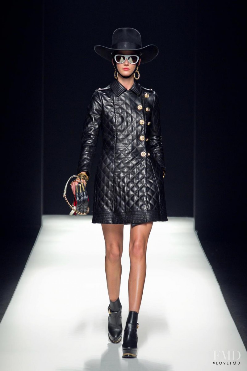 Kendra Spears featured in  the Moschino fashion show for Autumn/Winter 2012