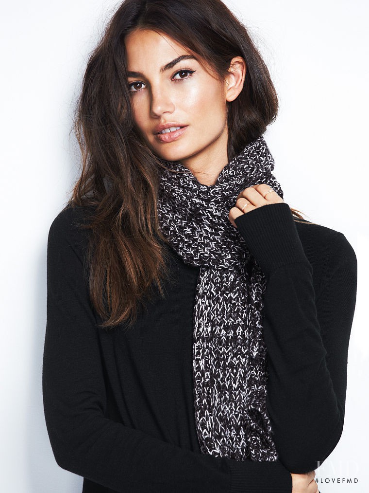 Lily Aldridge featured in  the Victoria\'s Secret Clothing catalogue for Autumn/Winter 2014