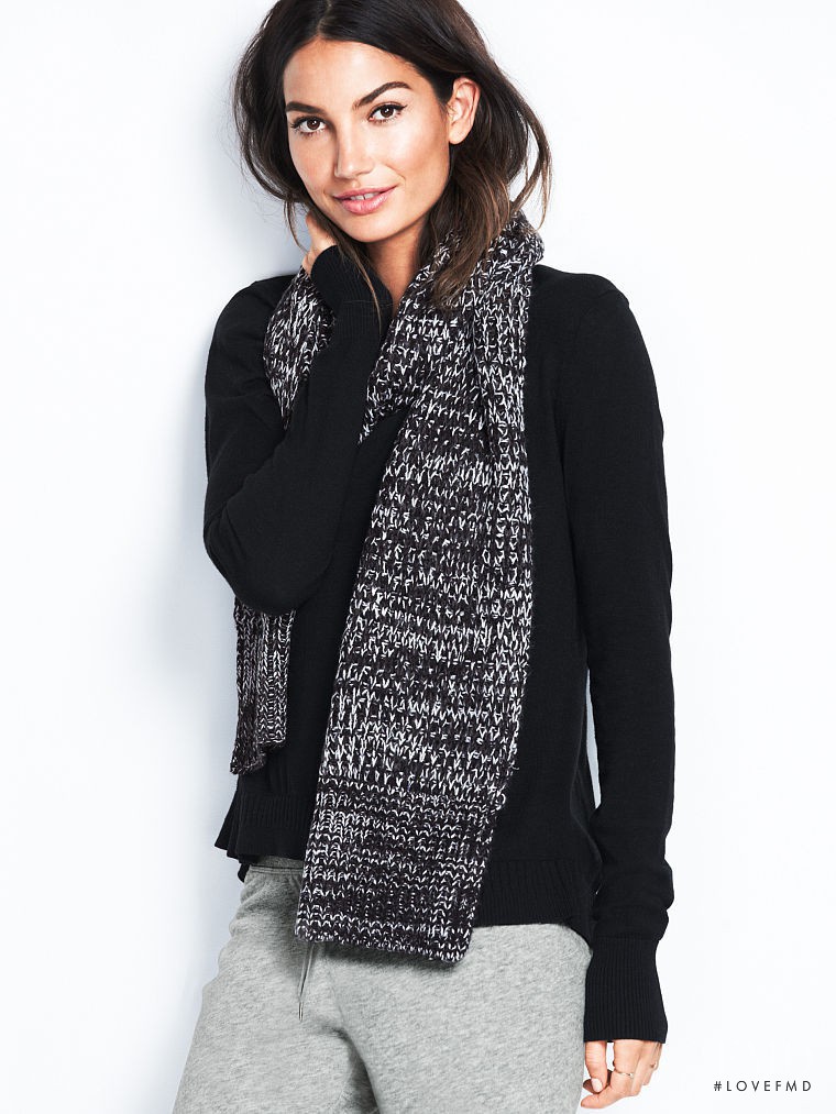 Lily Aldridge featured in  the Victoria\'s Secret Clothing catalogue for Autumn/Winter 2014