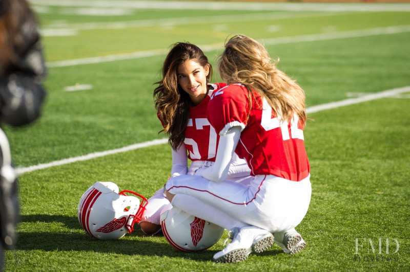 Doutzen Kroes featured in  the Victoria\'s Secret Valentineâ€™s Day Super Bowl 2015 advertisement for Spring 2015