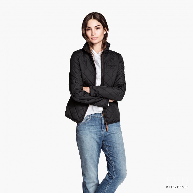 Lily Aldridge featured in  the H&M catalogue for Pre-Fall 2014