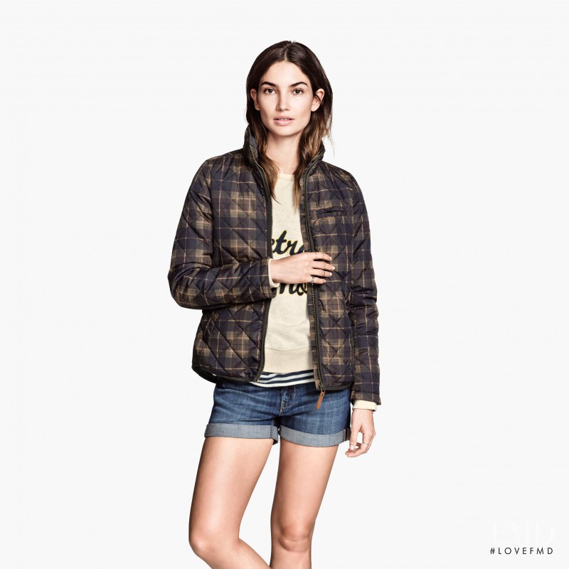 Lily Aldridge featured in  the H&M catalogue for Pre-Fall 2014