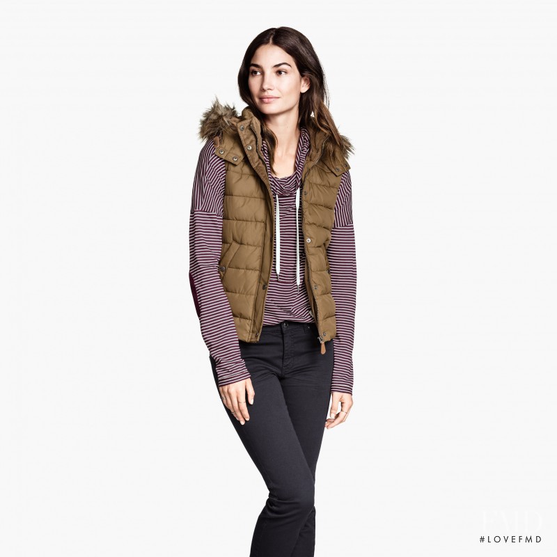 Lily Aldridge featured in  the H&M catalogue for Pre-Fall 2014