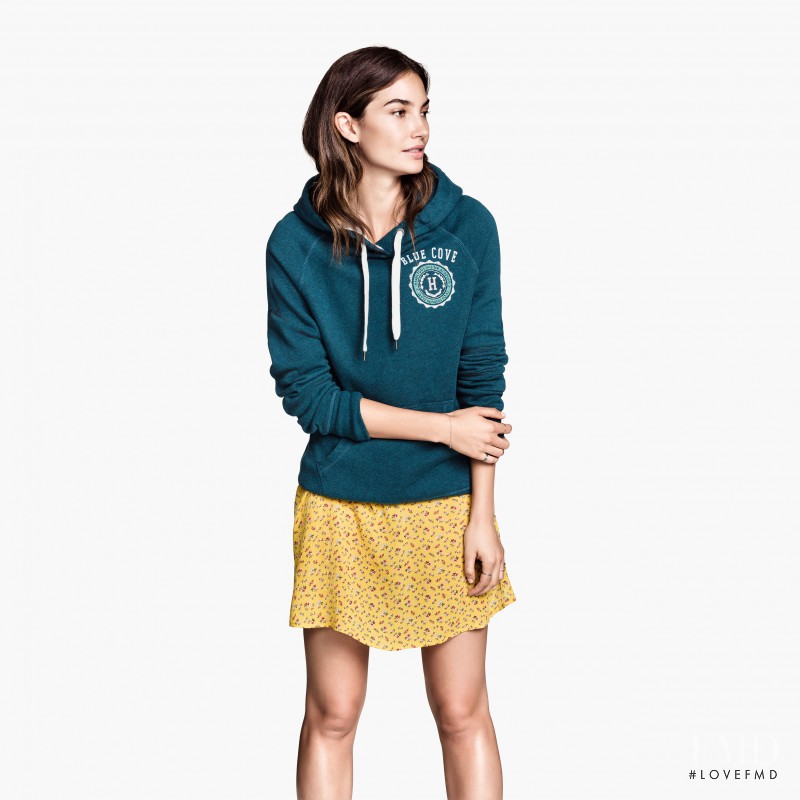 Lily Aldridge featured in  the H&M catalogue for Pre-Fall 2014