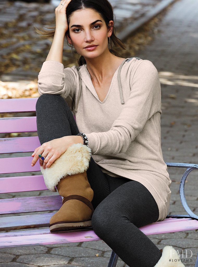 Lily Aldridge featured in  the Victoria\'s Secret Clothing catalogue for Autumn/Winter 2013