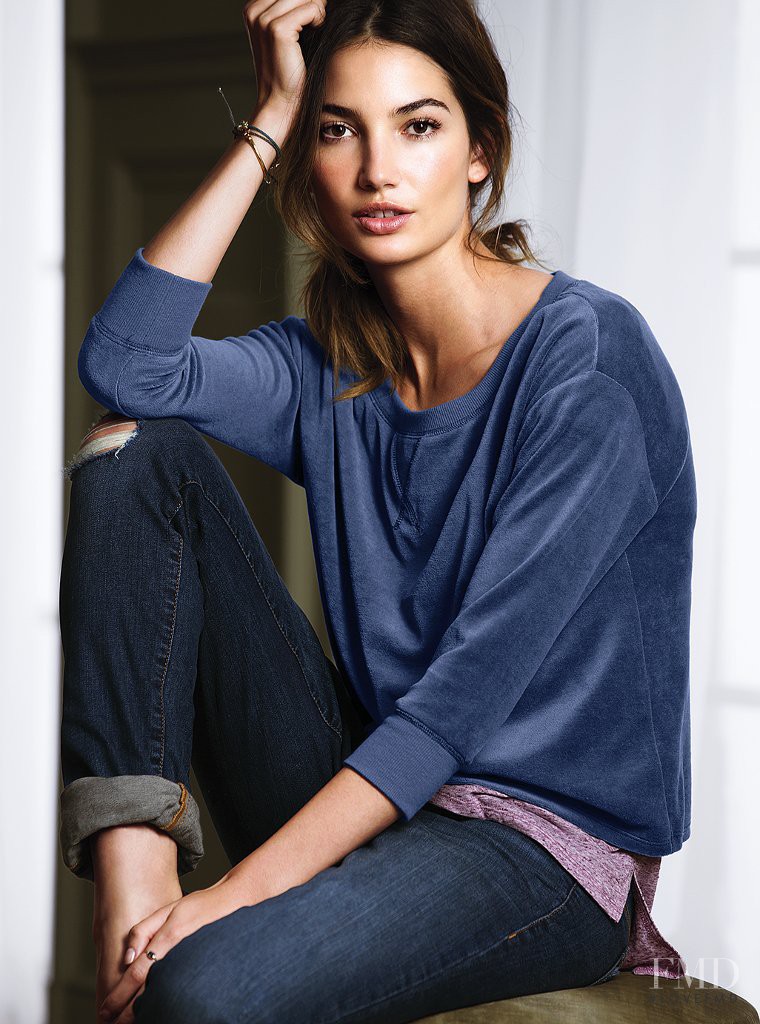 Lily Aldridge featured in  the Victoria\'s Secret Clothing catalogue for Autumn/Winter 2013