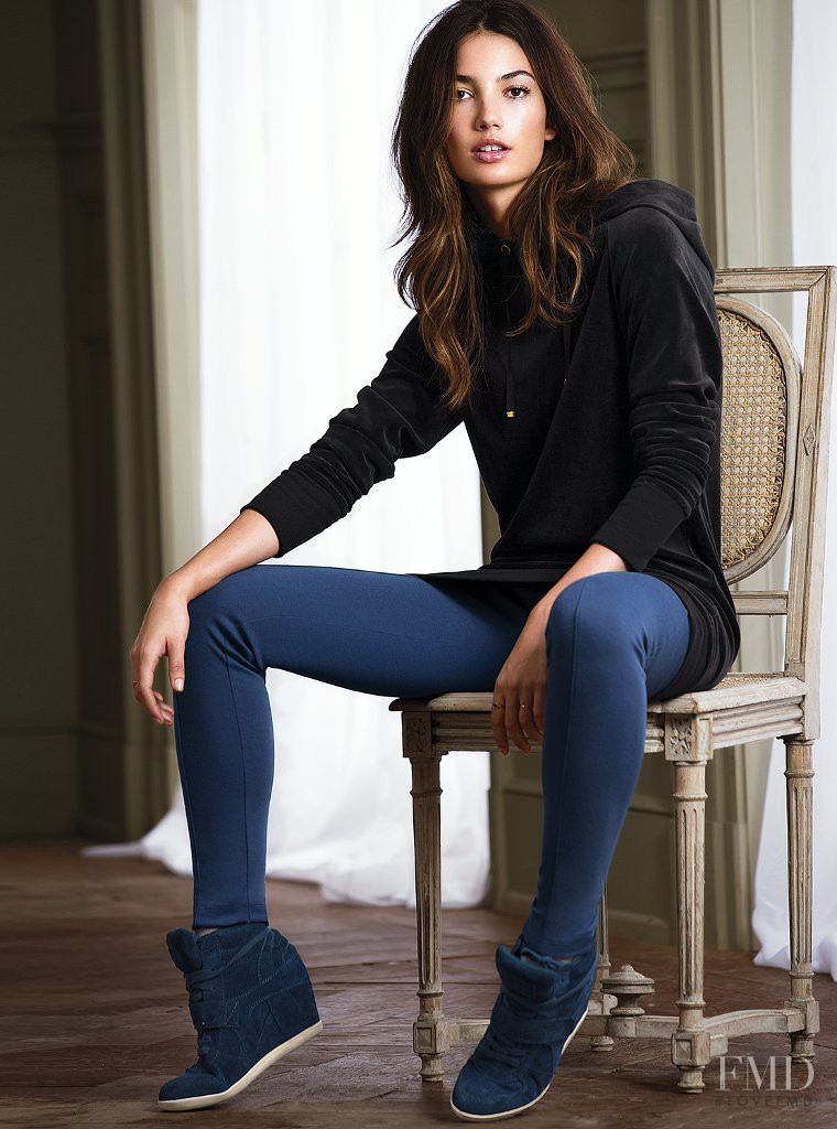 Lily Aldridge featured in  the Victoria\'s Secret Clothing catalogue for Autumn/Winter 2013