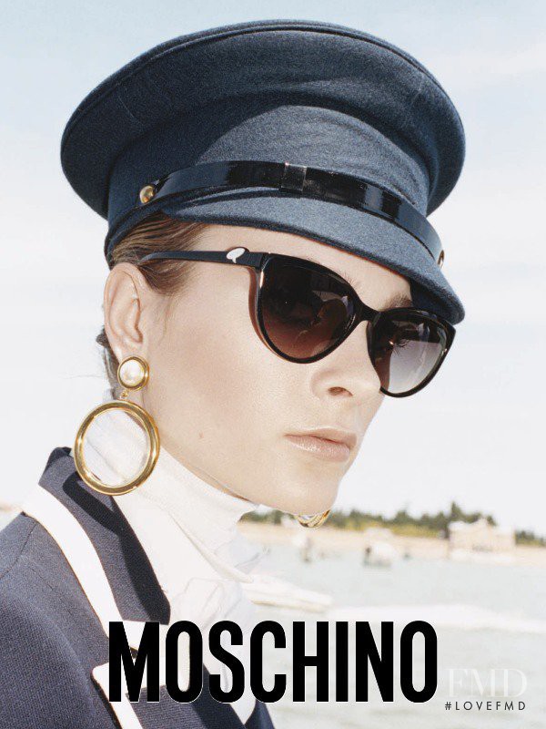 Irina Kulikova featured in  the Moschino advertisement for Autumn/Winter 2011