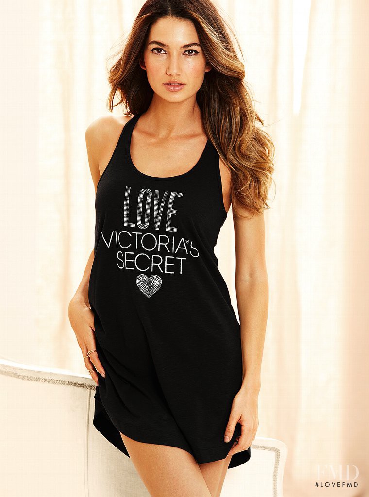Lily Aldridge featured in  the Victoria\'s Secret Lingerie & Sleepwear catalogue for Spring/Summer 2013