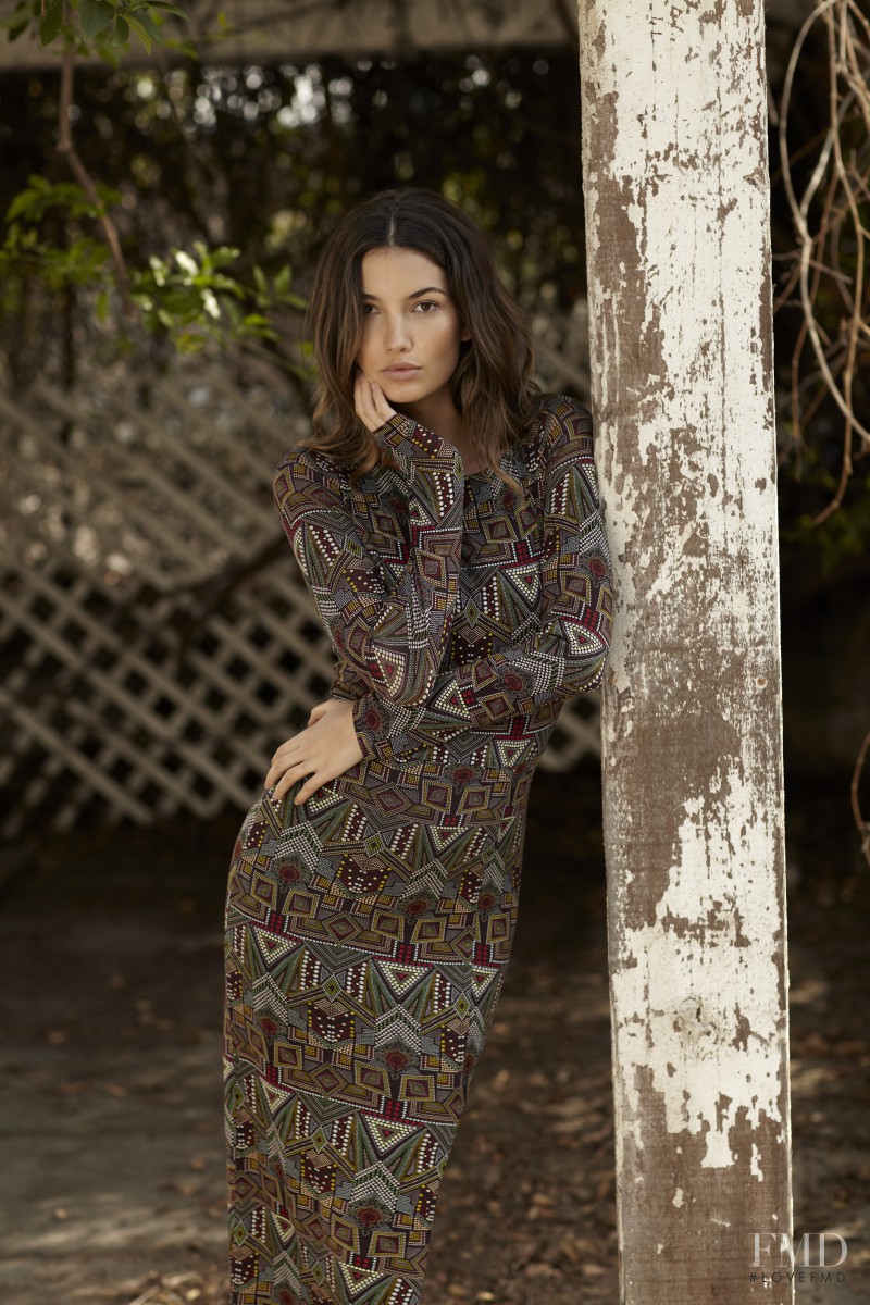 Lily Aldridge featured in  the Velvet by Graham & Spencer lookbook for Autumn/Winter 2012