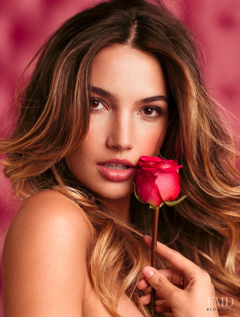 Lily Aldridge featured in  the Victoria\'s Secret  Valentine\'s Day Campaign advertisement for Spring/Summer 2013