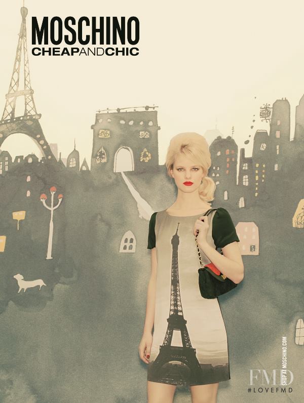 Hannah Holman featured in  the Boutique Moschino advertisement for Autumn/Winter 2011