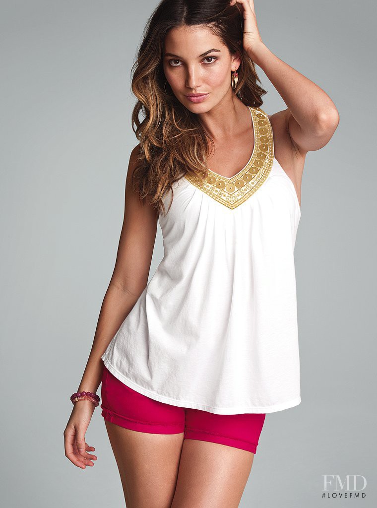 Lily Aldridge featured in  the Victoria\'s Secret Clothing catalogue for Spring/Summer 2012