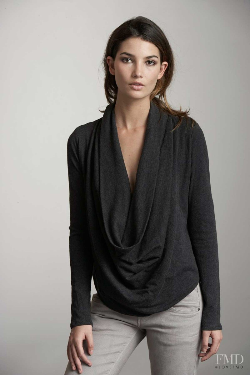 Lily Aldridge featured in  the Velvet by Graham & Spencer lookbook for Autumn/Winter 2009