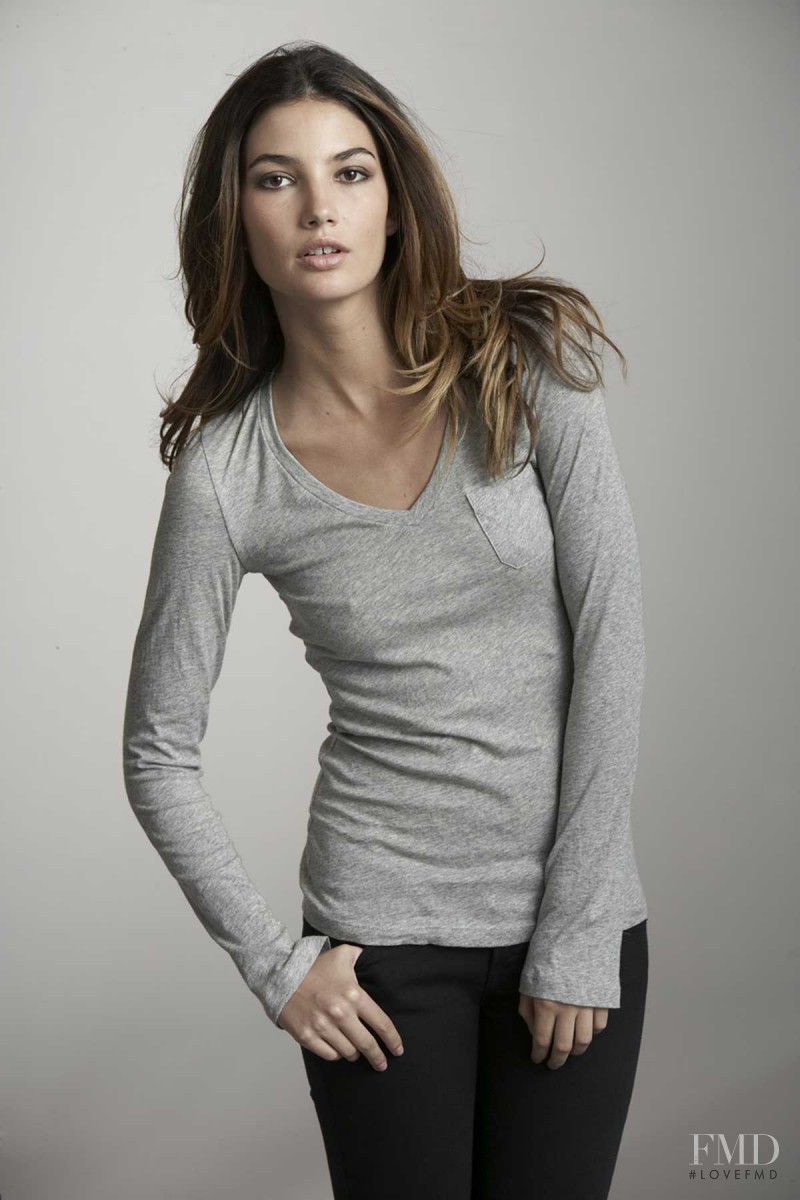 Lily Aldridge featured in  the Velvet by Graham & Spencer lookbook for Autumn/Winter 2009