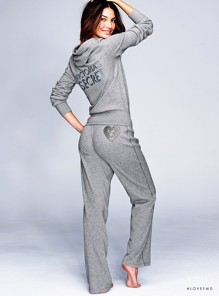 Lily Aldridge featured in  the Victoria\'s Secret Sleepwear catalogue for Autumn/Winter 2011