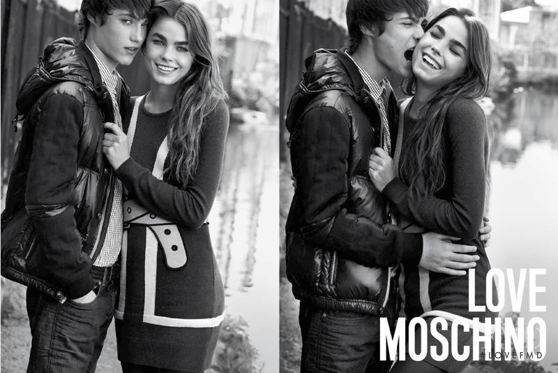 Bambi Northwood-Blyth featured in  the Love Moschino advertisement for Autumn/Winter 2011