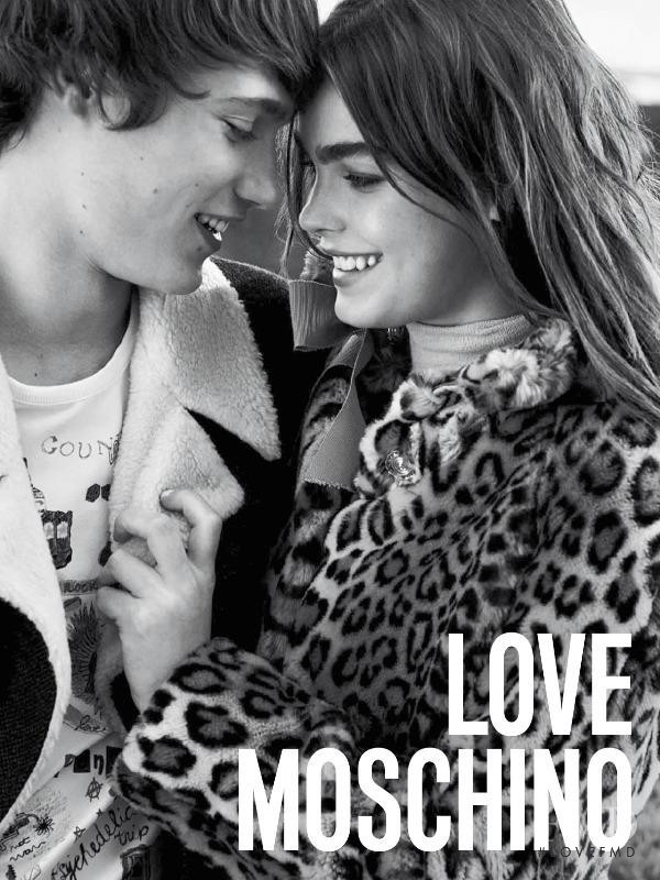 Bambi Northwood-Blyth featured in  the Love Moschino advertisement for Autumn/Winter 2011