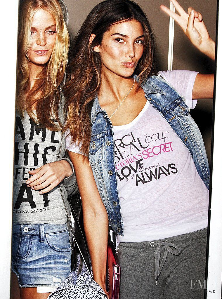 Lily Aldridge featured in  the Victoria\'s Secret Lingerie & Sleepwear catalogue for Spring/Summer 2011