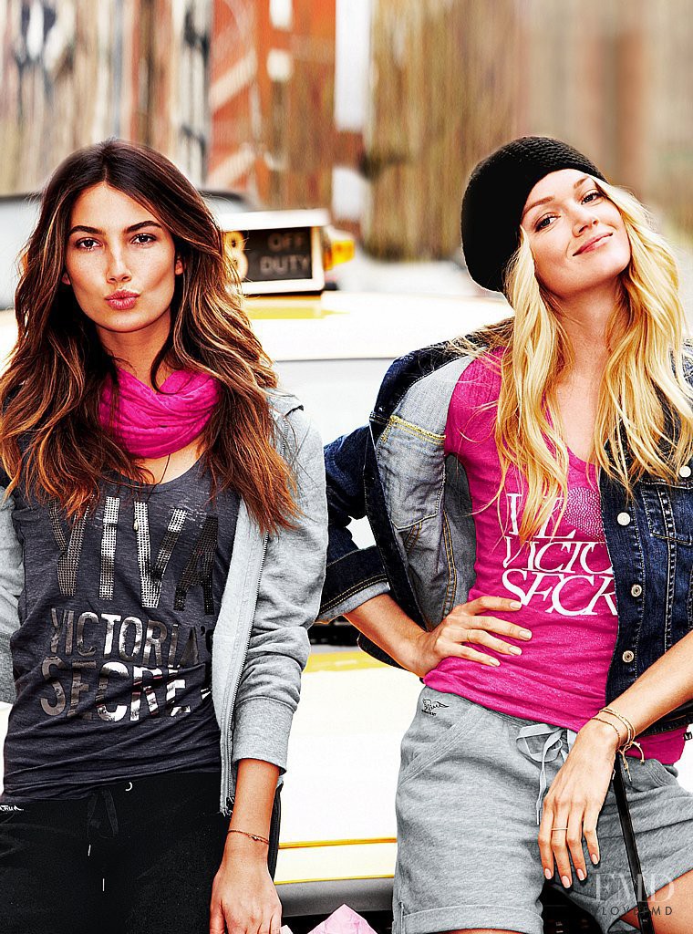 Lily Aldridge featured in  the Victoria\'s Secret Lingerie & Sleepwear catalogue for Spring/Summer 2011