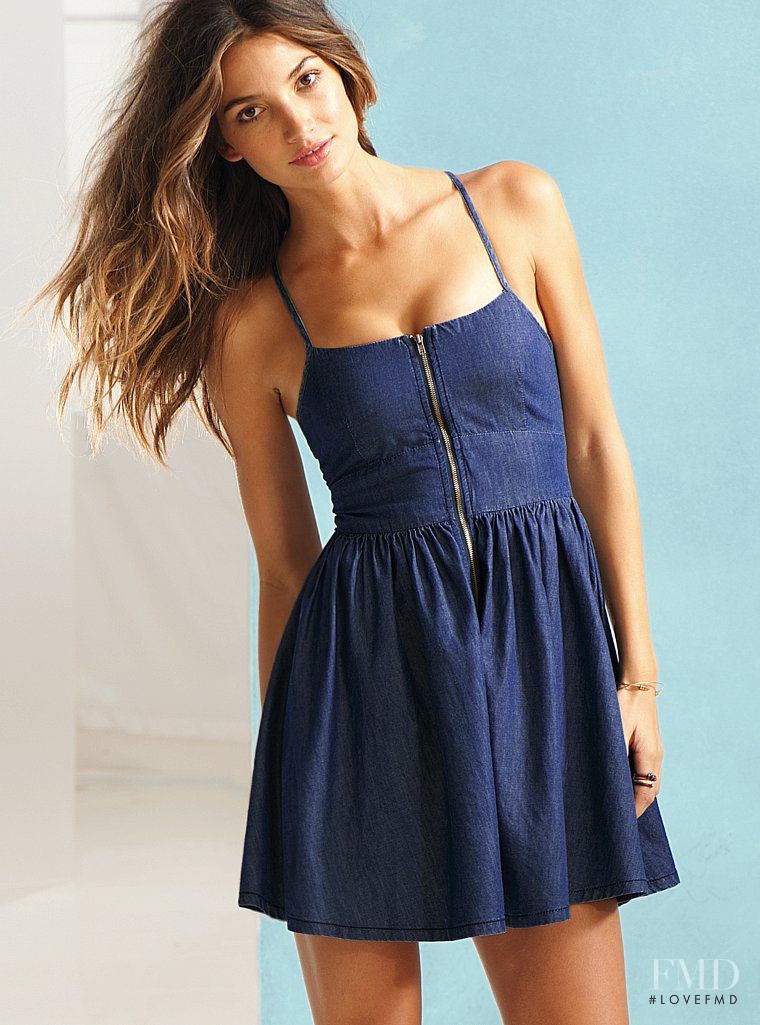 Lily Aldridge featured in  the Victoria\'s Secret Clothing catalogue for Spring/Summer 2011