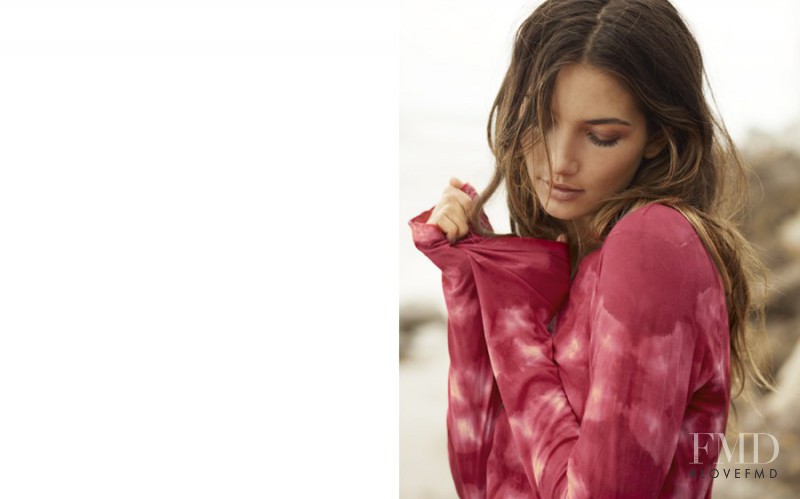 Lily Aldridge featured in  the Velvet by Graham & Spencer lookbook for Spring/Summer 2011