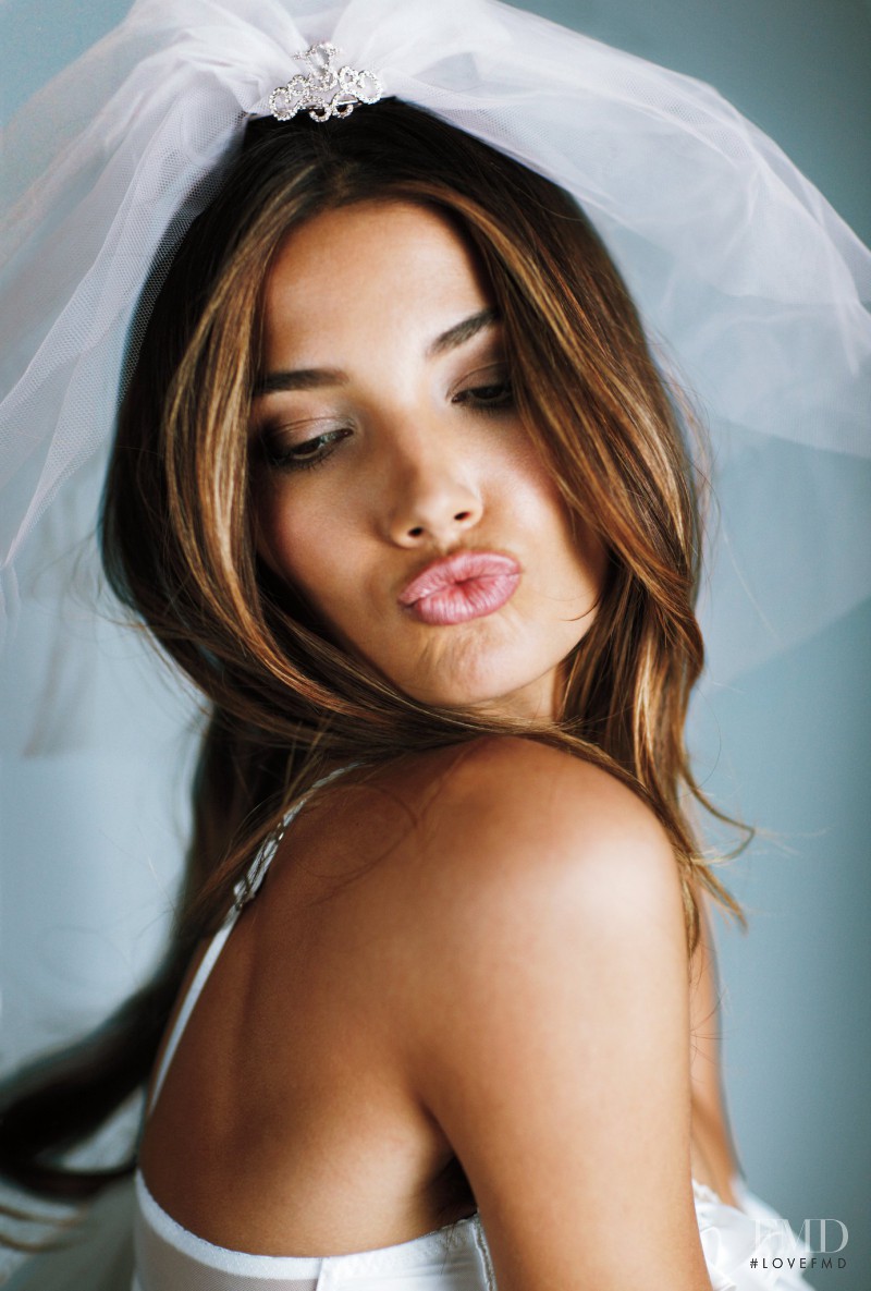 Lily Aldridge featured in  the Victoria\'s Secret Sexy Little Bride advertisement for Spring/Summer 2011