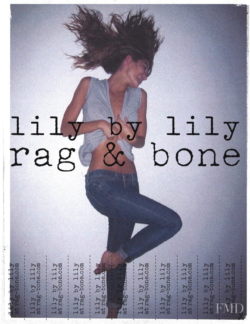 Lily Aldridge featured in  the rag & bone advertisement for Spring/Summer 2011