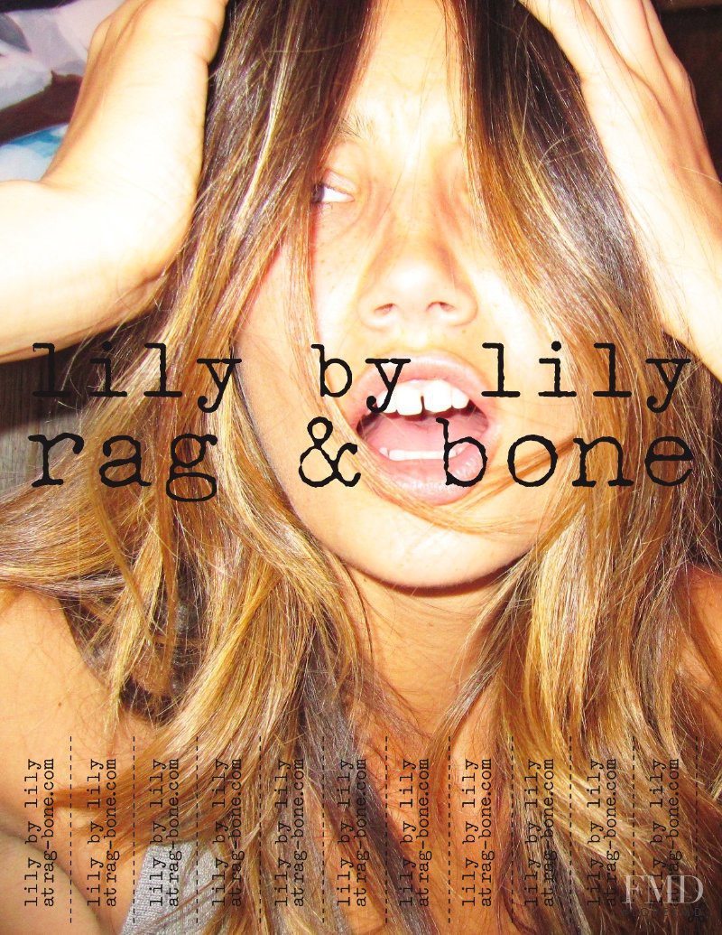 Lily Aldridge featured in  the rag & bone advertisement for Spring/Summer 2011