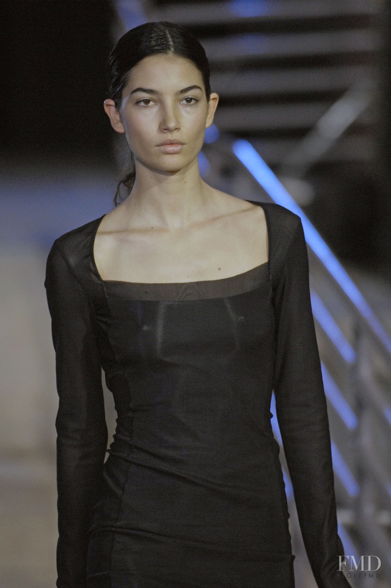 Lily Aldridge featured in  the Josh Goot fashion show for Autumn/Winter 2007