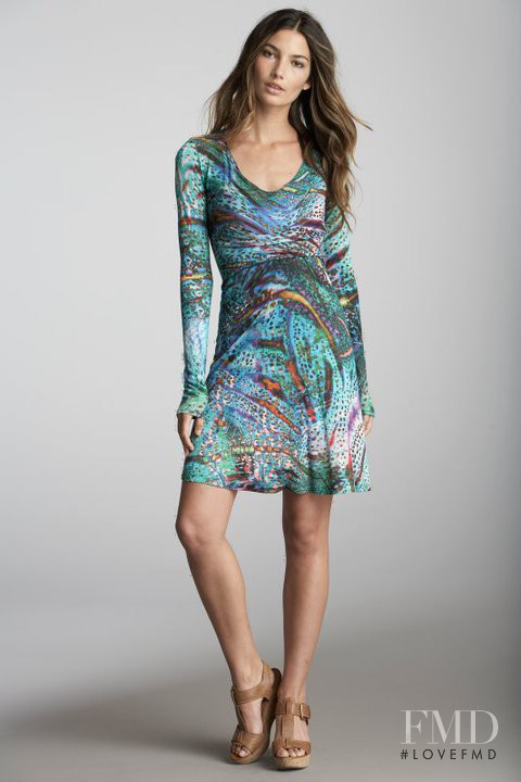 Lily Aldridge featured in  the Velvet by Graham & Spencer lookbook for Resort 2011