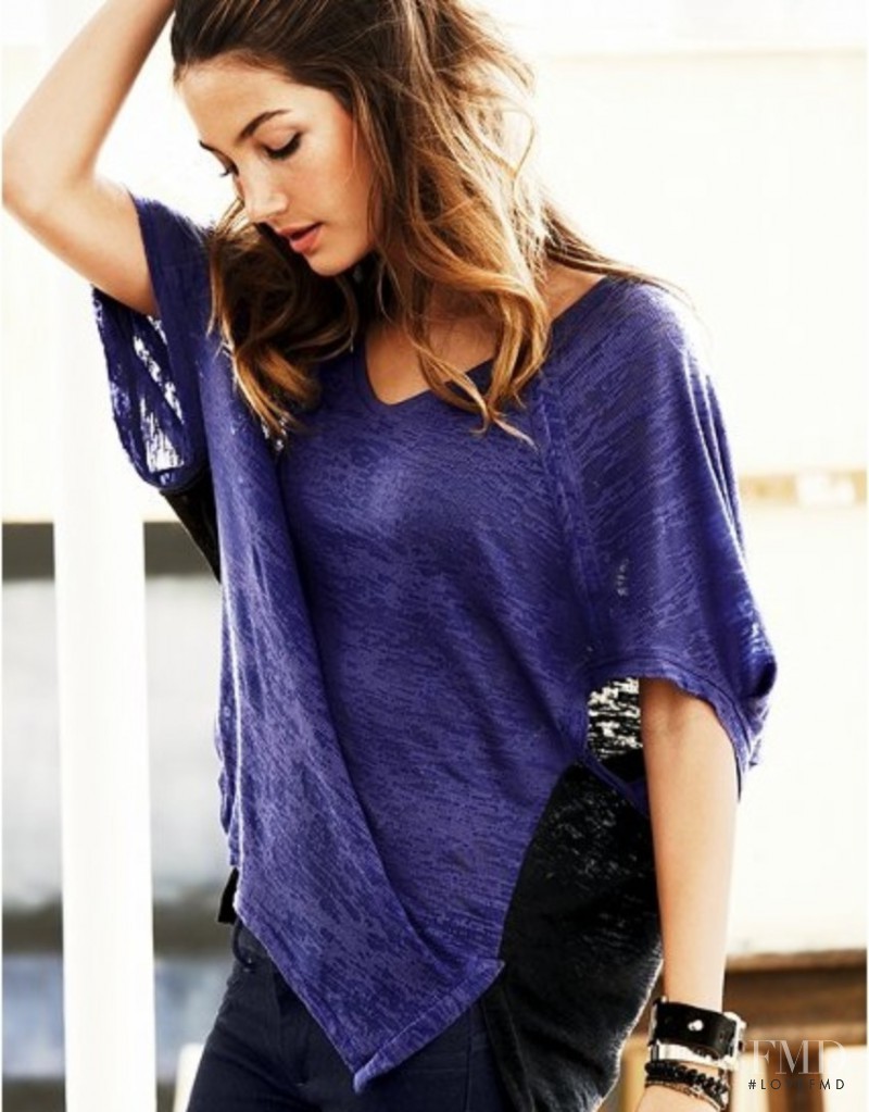 Lily Aldridge featured in  the Victoria\'s Secret Clothing catalogue for Autumn/Winter 2010