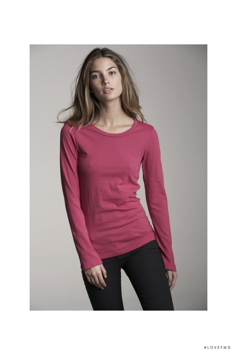 Lily Aldridge featured in  the Velvet by Graham & Spencer catalogue for Autumn/Winter 2010
