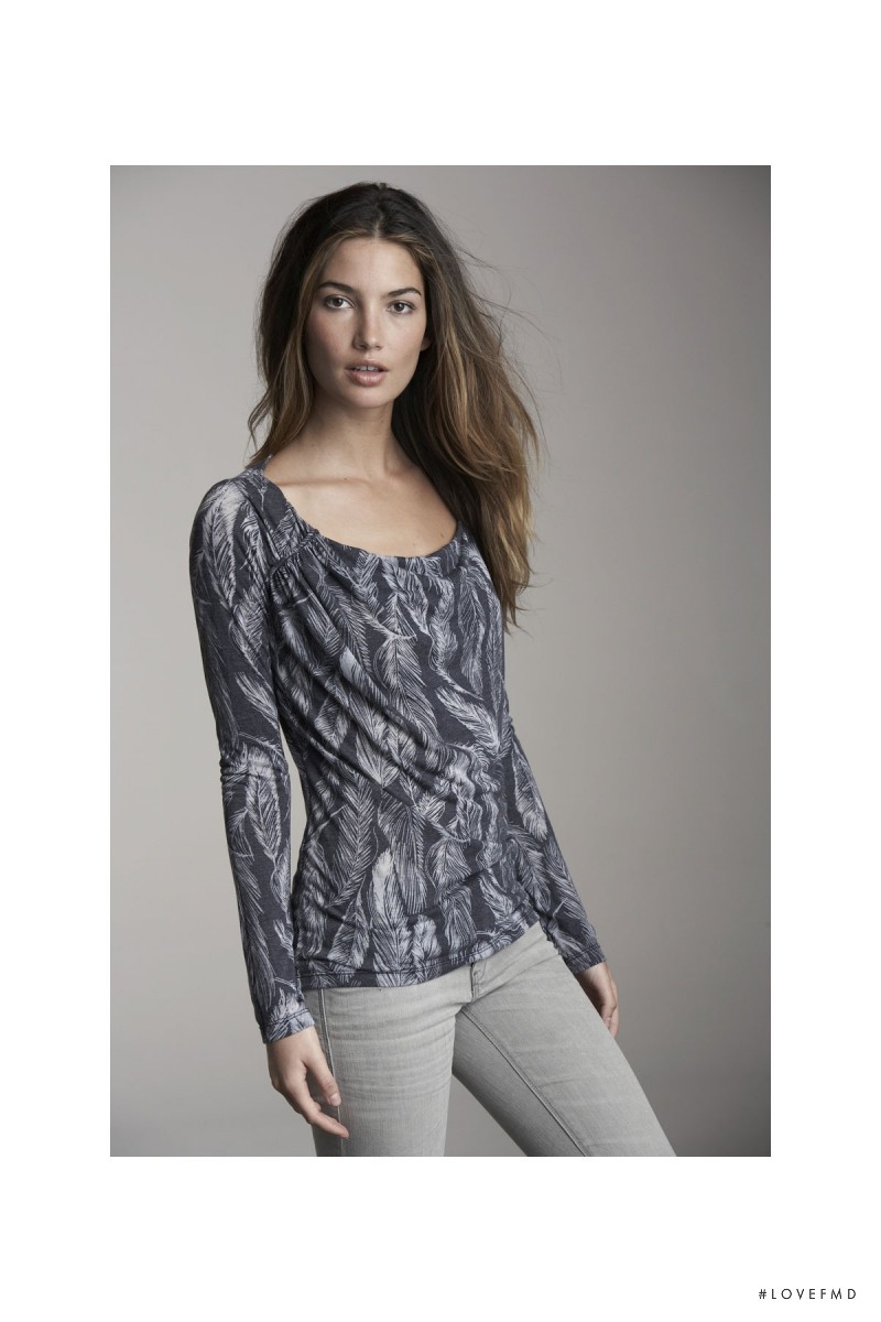 Lily Aldridge featured in  the Velvet by Graham & Spencer catalogue for Autumn/Winter 2010