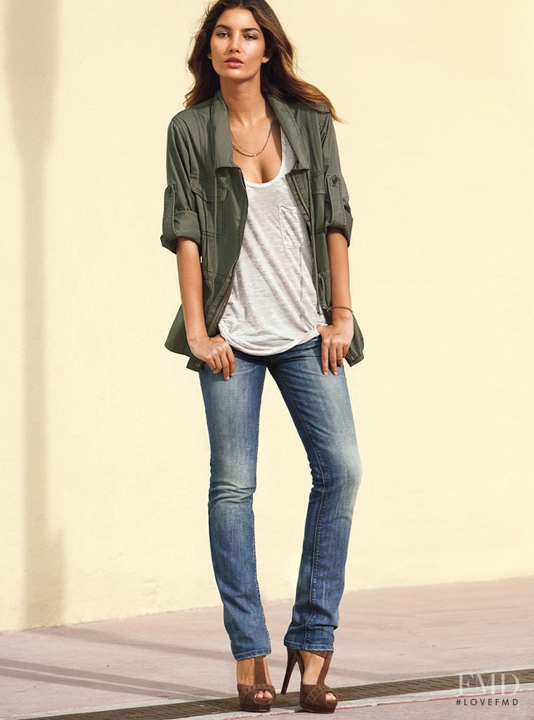 Lily Aldridge featured in  the Victoria\'s Secret Clothing catalogue for Spring/Summer 2010