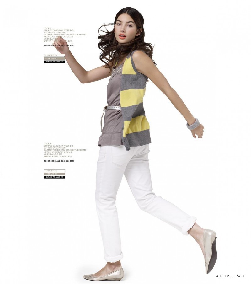 Lily Aldridge featured in  the Madewell lookbook for Spring/Summer 2010