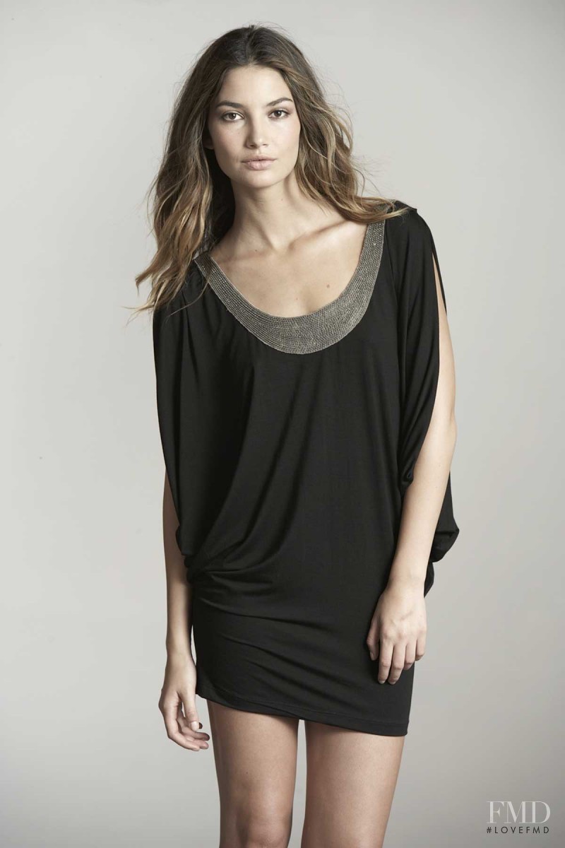 Lily Aldridge featured in  the Velvet by Graham & Spencer Tee catalogue for Spring/Summer 2010