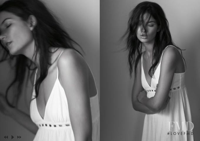 Lily Aldridge featured in  the Velvet by Graham & Spencer lookbook for Spring/Summer 2008