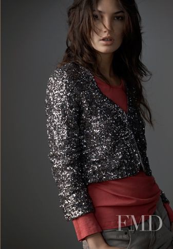 Lily Aldridge featured in  the Velvet by Graham & Spencer lookbook for Autumn/Winter 2008