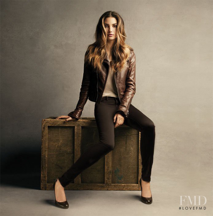 Lily Aldridge featured in  the J Brand Jeans advertisement for Autumn/Winter 2010