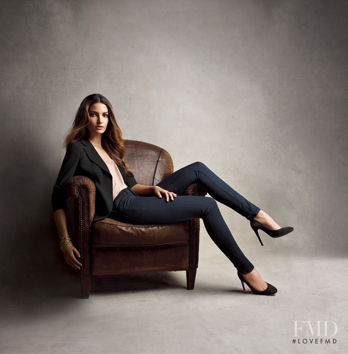 Lily Aldridge featured in  the J Brand Jeans advertisement for Autumn/Winter 2010