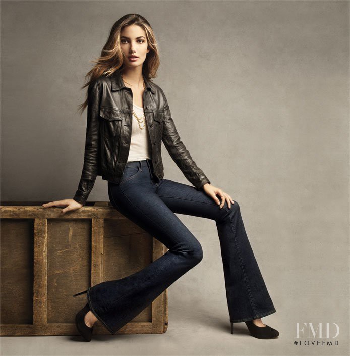 Lily Aldridge featured in  the J Brand Jeans advertisement for Autumn/Winter 2010