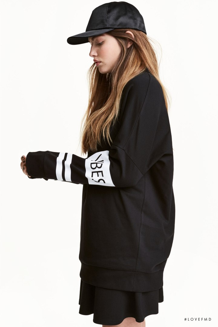 Thylane Blondeau featured in  the H&M catalogue for Winter 2016