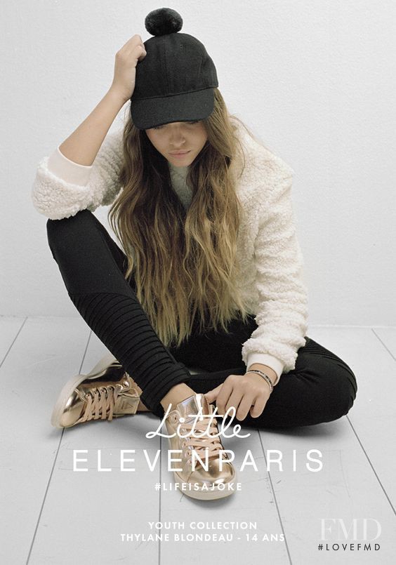 Thylane Blondeau featured in  the Eleven Paris Little advertisement for Autumn/Winter 2016