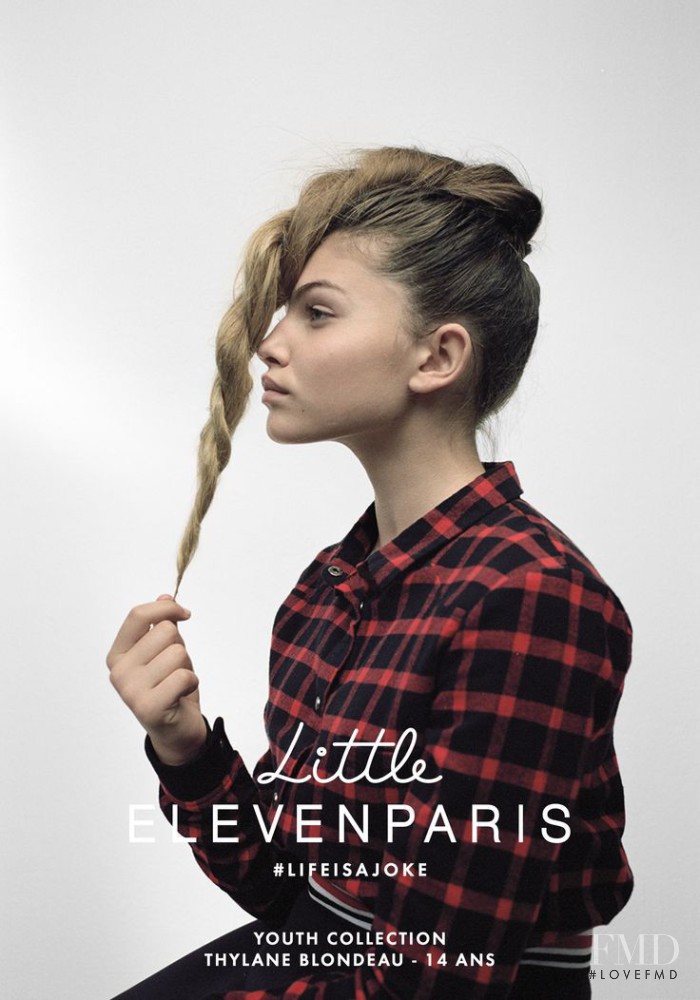 Thylane Blondeau featured in  the Eleven Paris Little advertisement for Autumn/Winter 2016