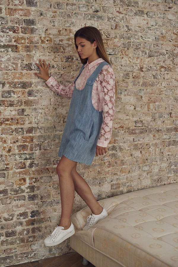 Thylane Blondeau featured in  the Paul et Joe advertisement for Spring/Summer 2016